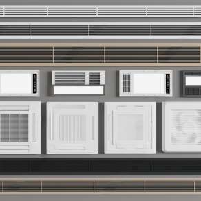 空调出风口3D模型下载